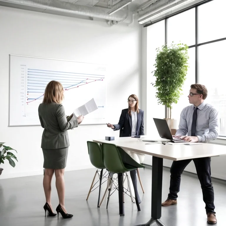 Workflow illustration of talent consulting process